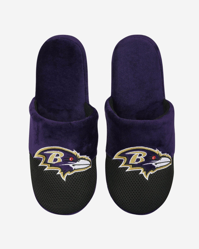 Baltimore Ravens Team Logo Staycation Slipper FOCO - FOCO.com