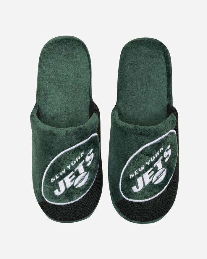 New York Jets Team Logo Staycation Slipper FOCO - FOCO.com