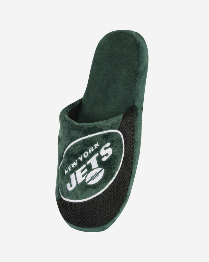 New York Jets Team Logo Staycation Slipper FOCO - FOCO.com