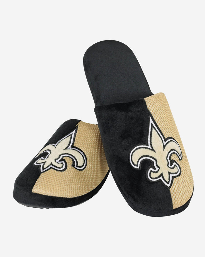 New Orleans Saints Team Logo Staycation Slipper FOCO - FOCO.com