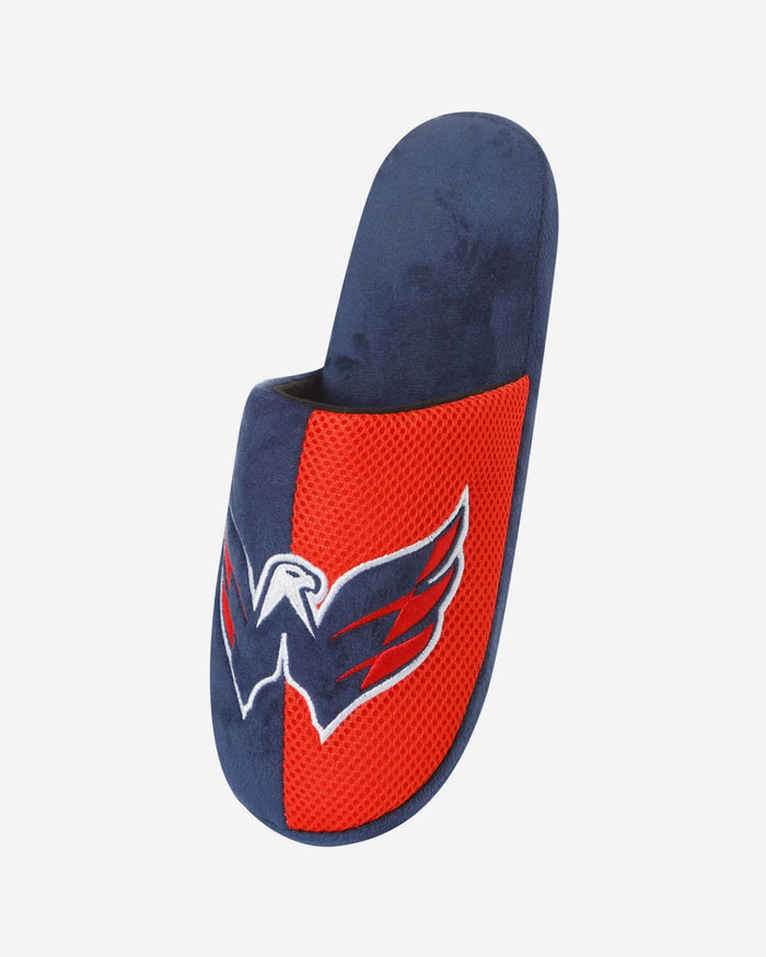 Washington Capitals Team Logo Staycation Slipper FOCO - FOCO.com