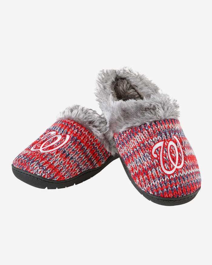 Washington Nationals Womens Peak Slide Slipper FOCO - FOCO.com