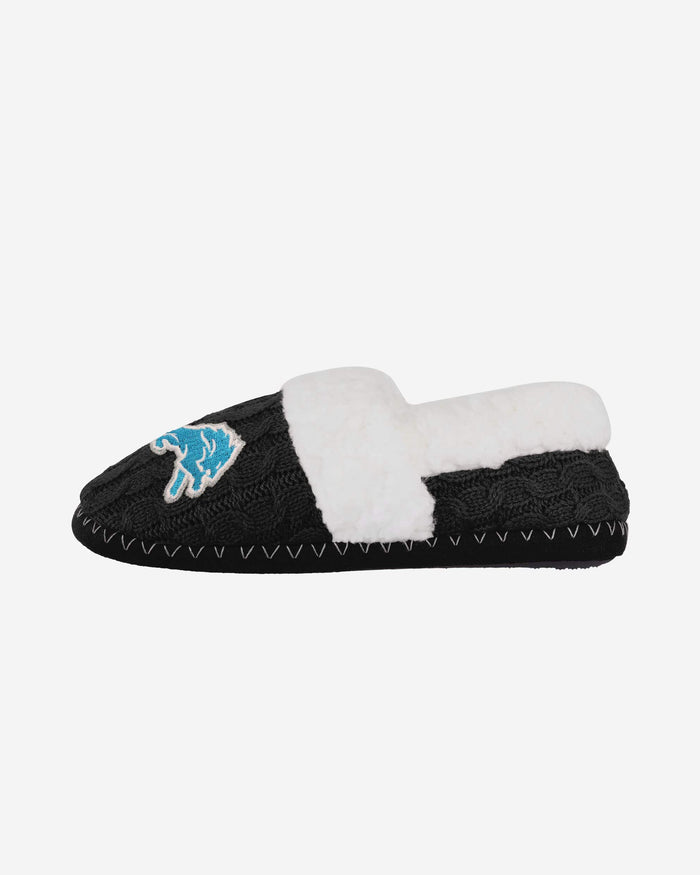 Detroit Lions Womens Team Color Moccasin Slipper FOCO S - FOCO.com