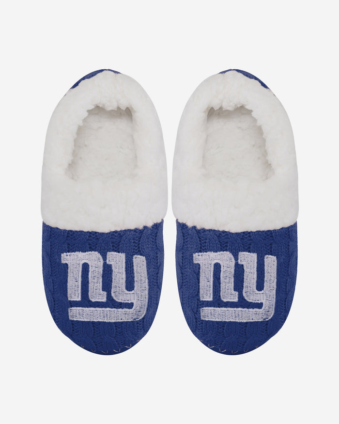 ny giants moccasin slippers