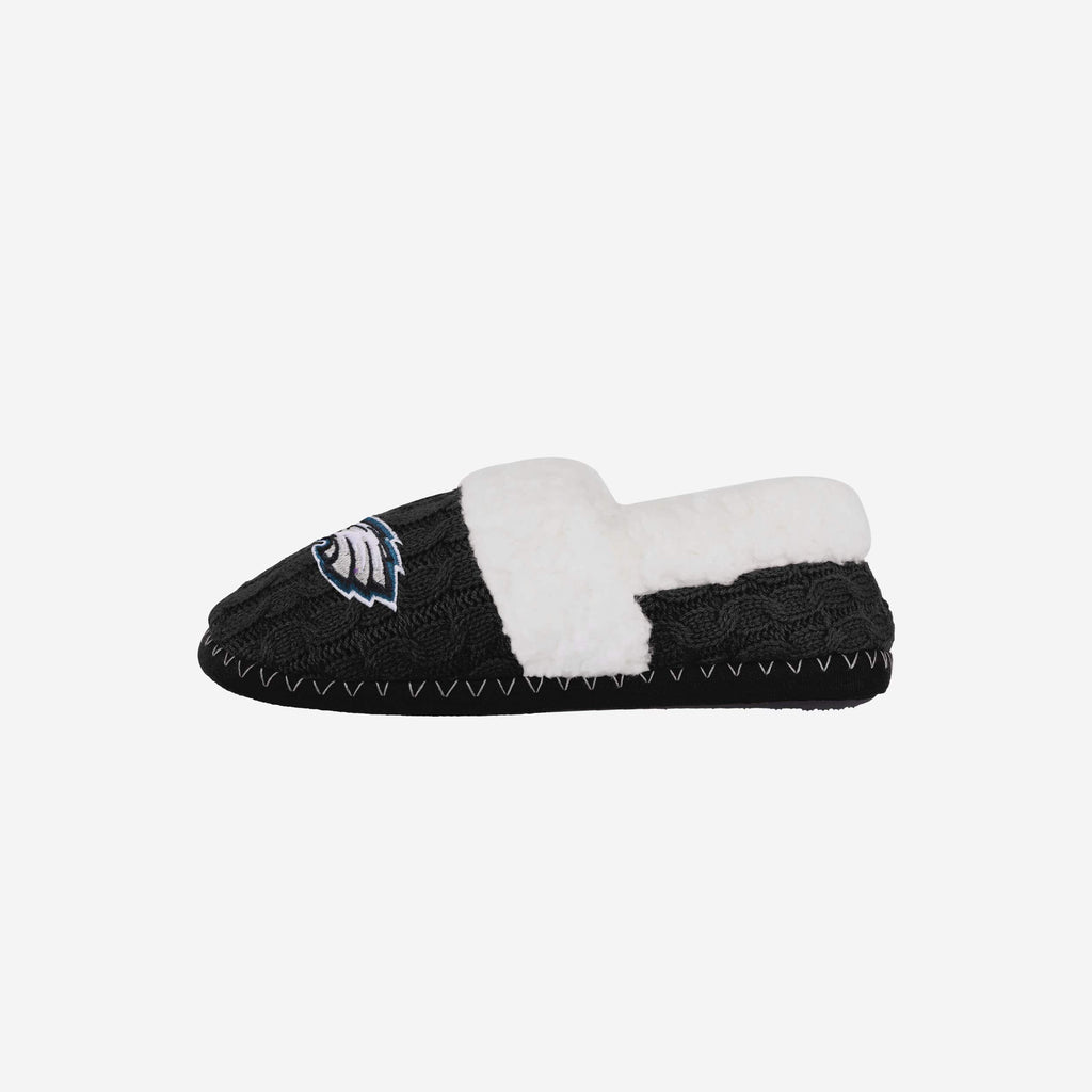 Philadelphia Eagles Womens Team Color Moccasin Slipper FOCO S - FOCO.com