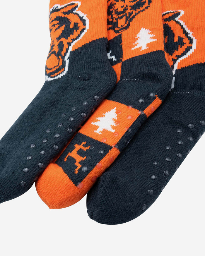 Chicago Bears Womens Fan Footy 3 Pack Slipper Socks FOCO - FOCO.com