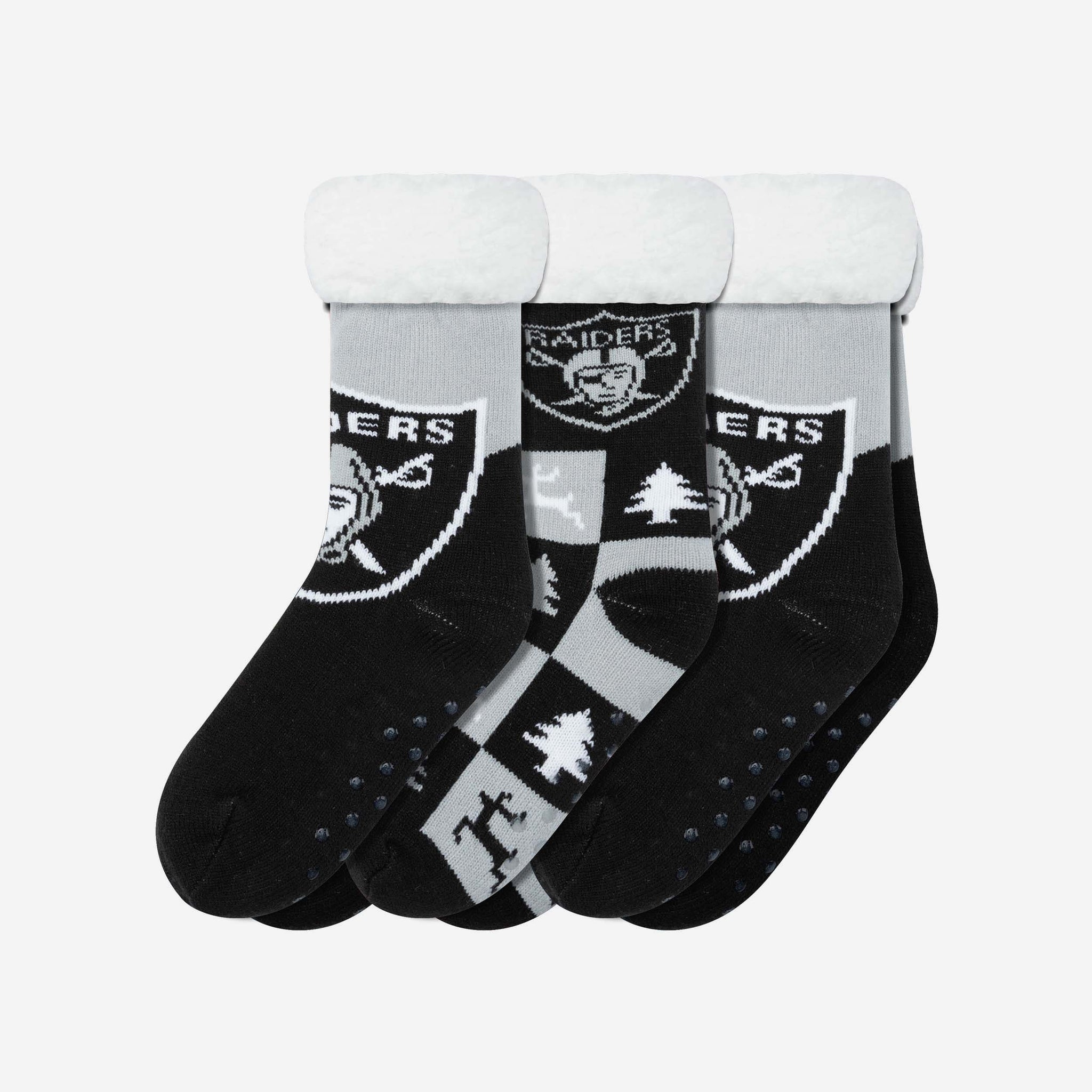 Adult One Size Detroit Lions NFL Cozy Soft Slipper Socks Black