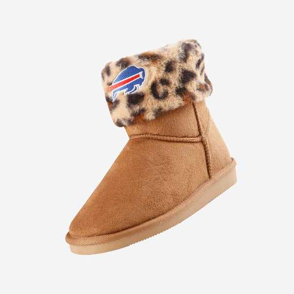 Buffalo Bills Womens White Fur Boot FOCO