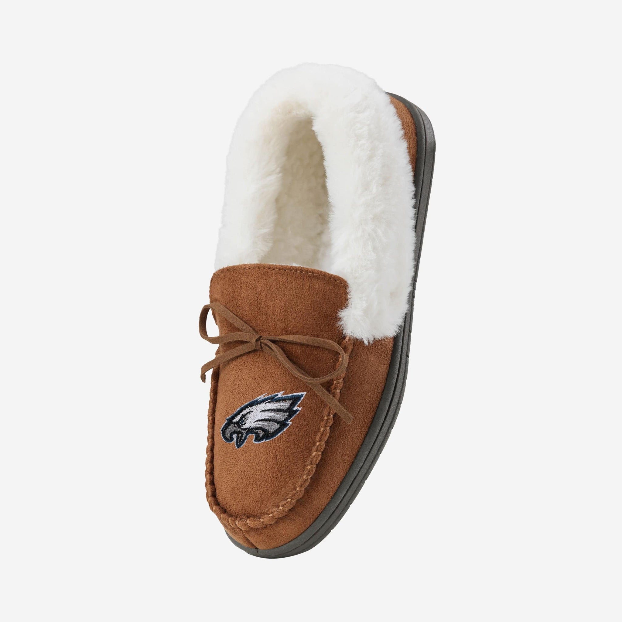 Navy Blue and Beige Leather Baby Slipper Embroidered Lion to 