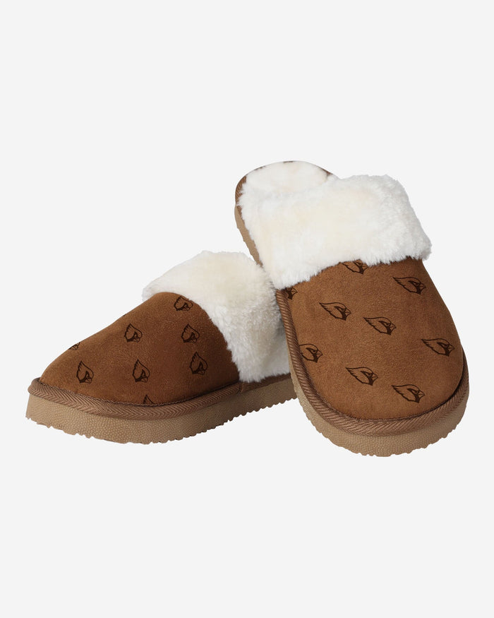 Arizona Cardinals Womens Repeat Logo Moccasin Slipper FOCO - FOCO.com