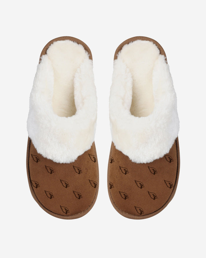 Arizona Cardinals Womens Repeat Logo Moccasin Slipper FOCO - FOCO.com