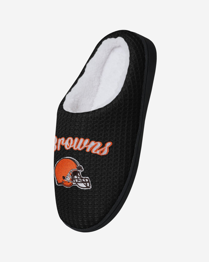 Cleveland Browns Womens Sherpa Lined Memory Foam Slipper FOCO - FOCO.com