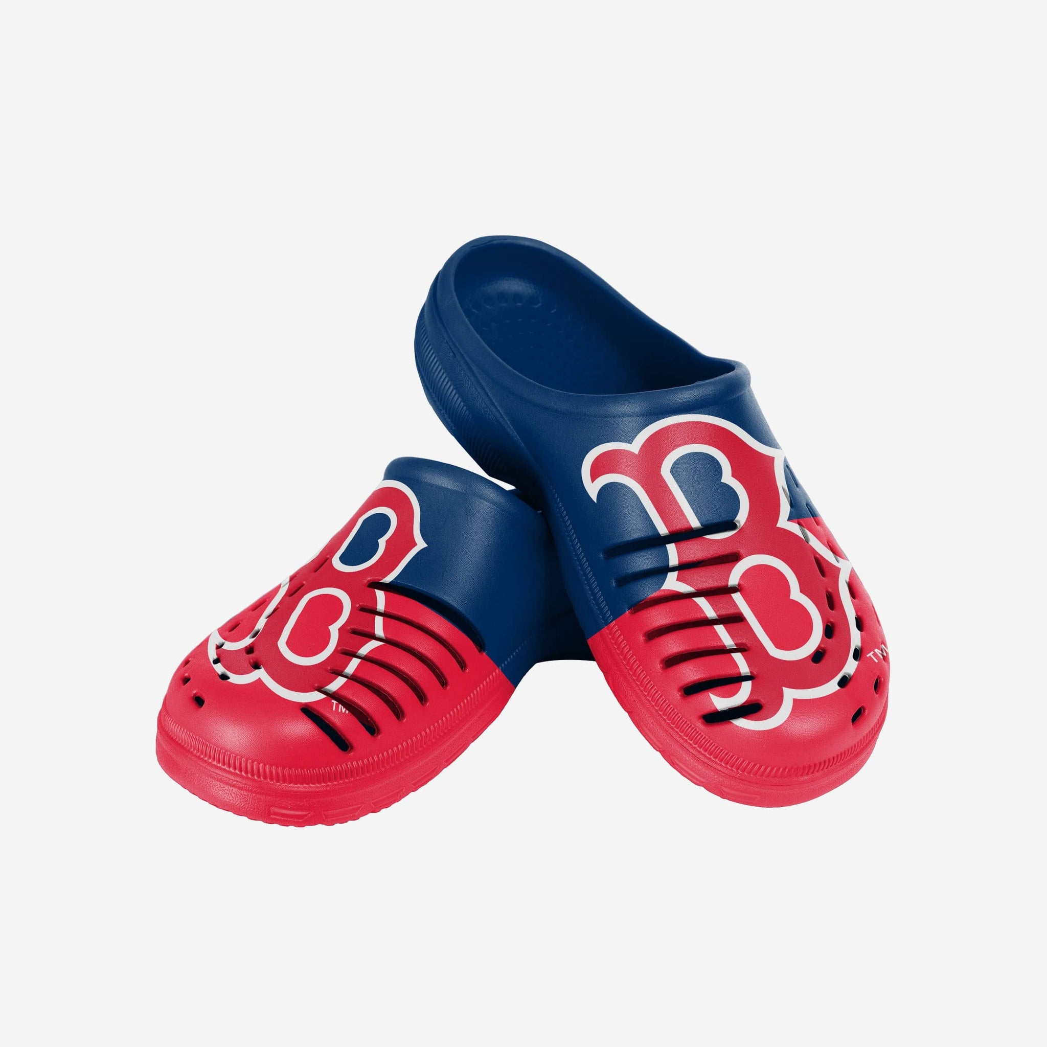 Men's FOCO Boston Red Sox Colorblock Big Logo Sneakers