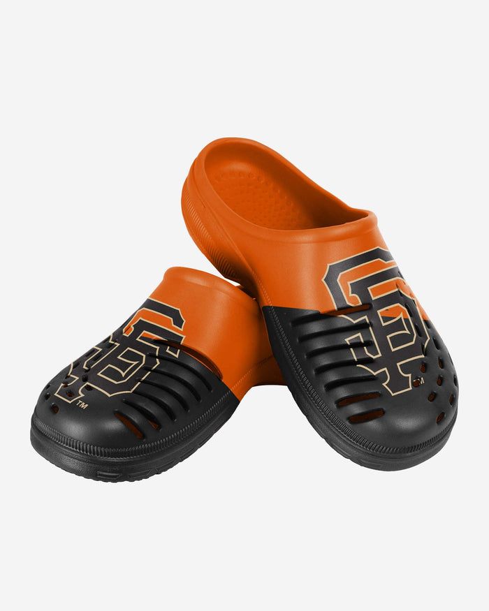 San Francisco Giants Mens Colorblock Big Logo Clog FOCO - FOCO.com