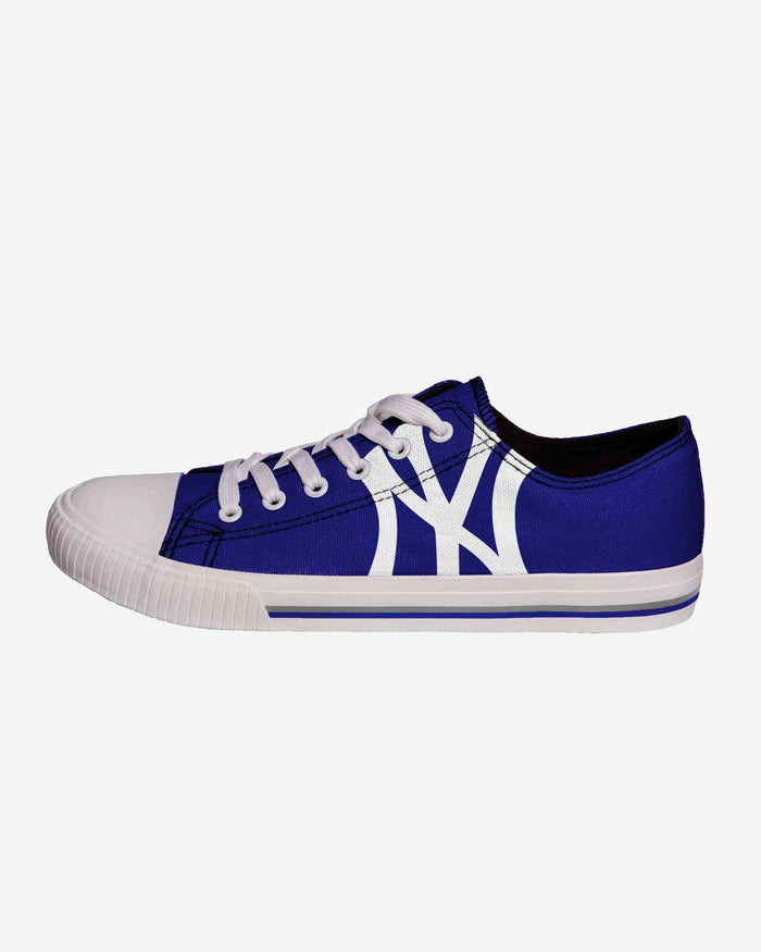 New York Yankees Mens Low Top Big Logo Canvas Shoe FOCO - FOCO.com