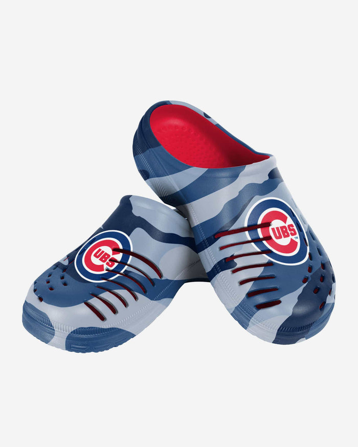 Chicago Cubs Tonal Camo Clog FOCO - FOCO.com