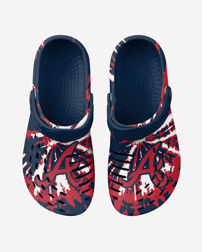 Atlanta Braves Tie-Dye Clog With Strap FOCO - FOCO.com