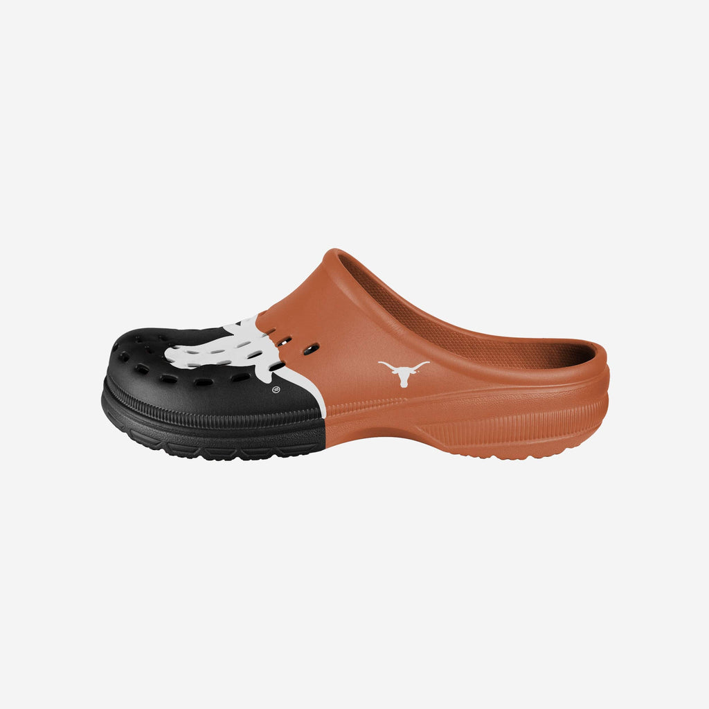 Texas Longhorns Colorblock Big Logo Clog FOCO S - FOCO.com