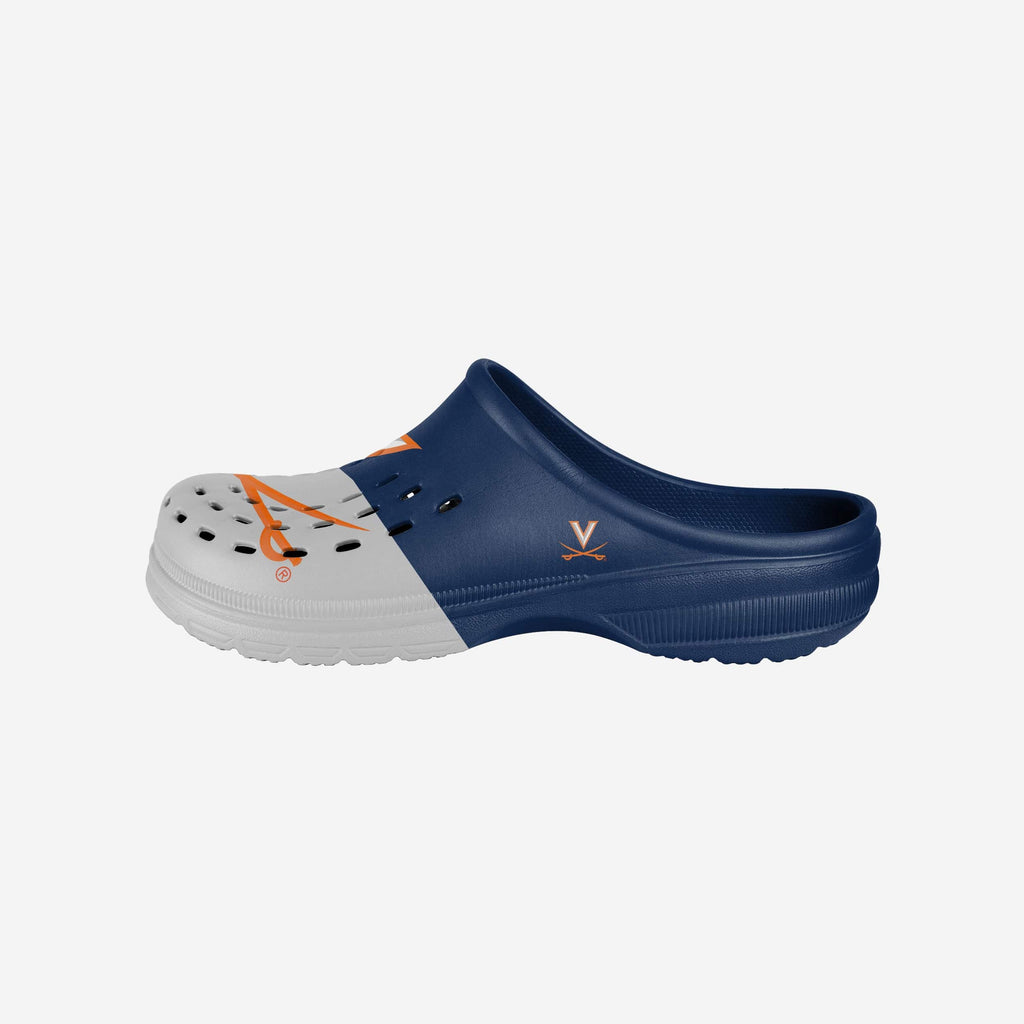 Virginia Cavaliers Colorblock Big Logo Clog FOCO - FOCO.com