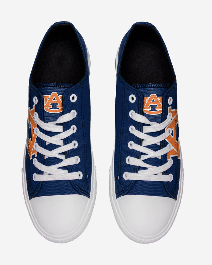 Auburn Tigers Mens Low Top Big Logo Canvas Shoe FOCO - FOCO.com