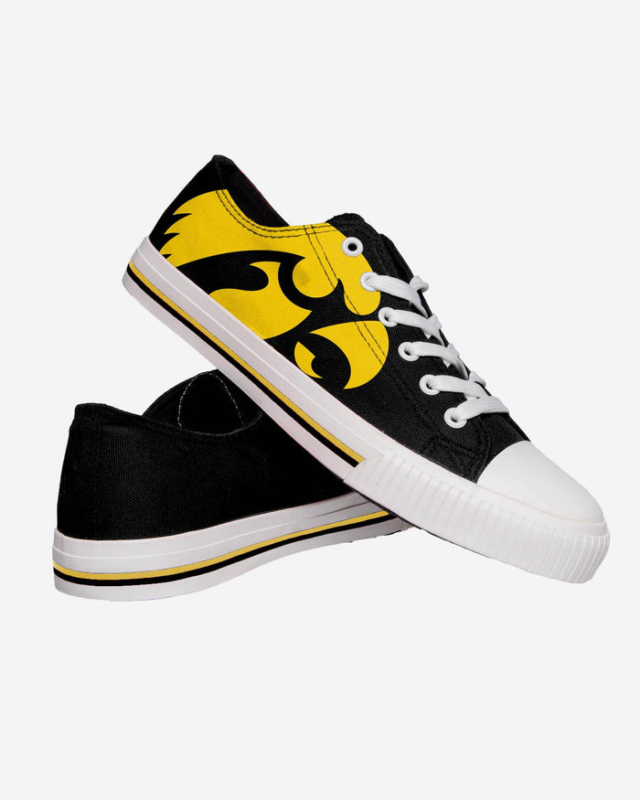 Iowa Hawkeyes Mens Low Top Big Logo Canvas Shoe FOCO - FOCO.com