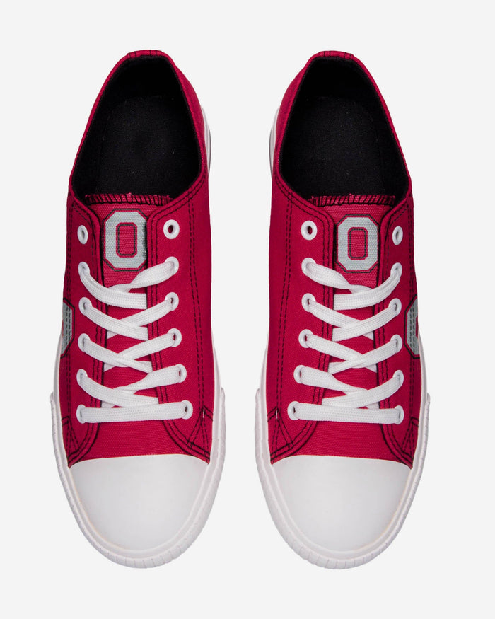 Ohio State Buckeyes Mens Low Top Big Logo Canvas Shoe FOCO - FOCO.com