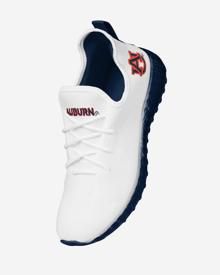 Auburn Tigers Gradient Midsole White Sneakers FOCO - FOCO.com