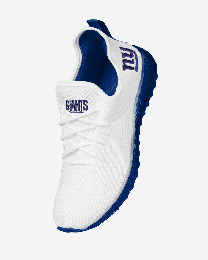 New York Giants Gradient Midsole White Sneakers FOCO