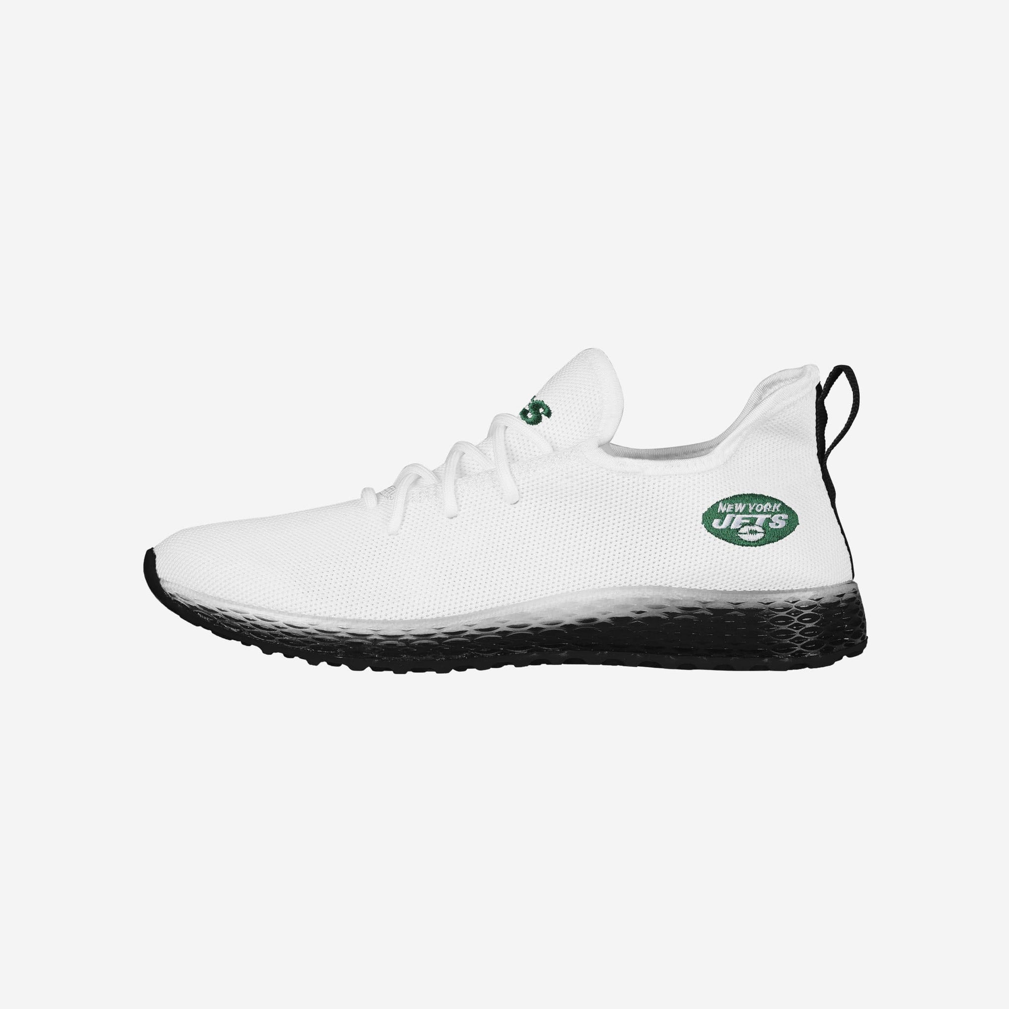 FOCO New York Jets NFL Men's Slip On Shower Slide Slippers With