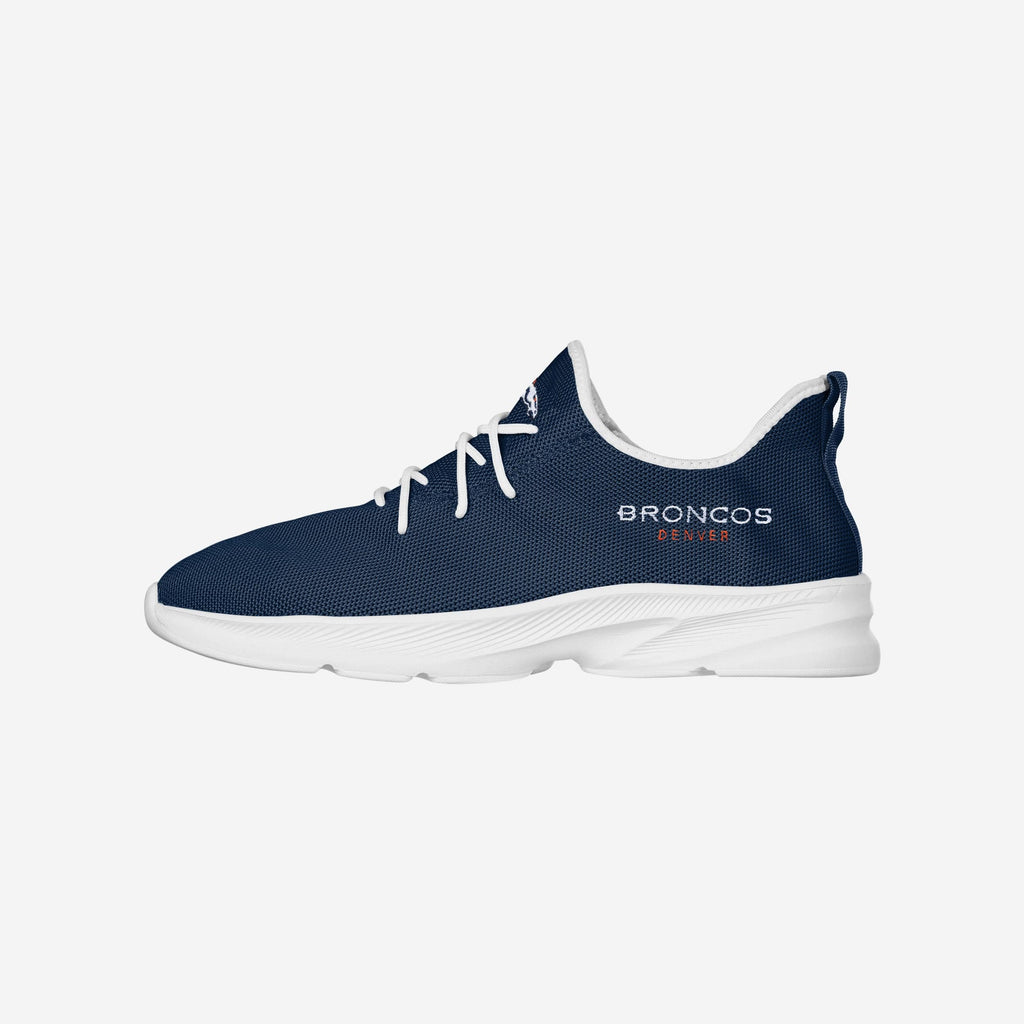 Denver Broncos Team Color Sneakers FOCO 7 - FOCO.com