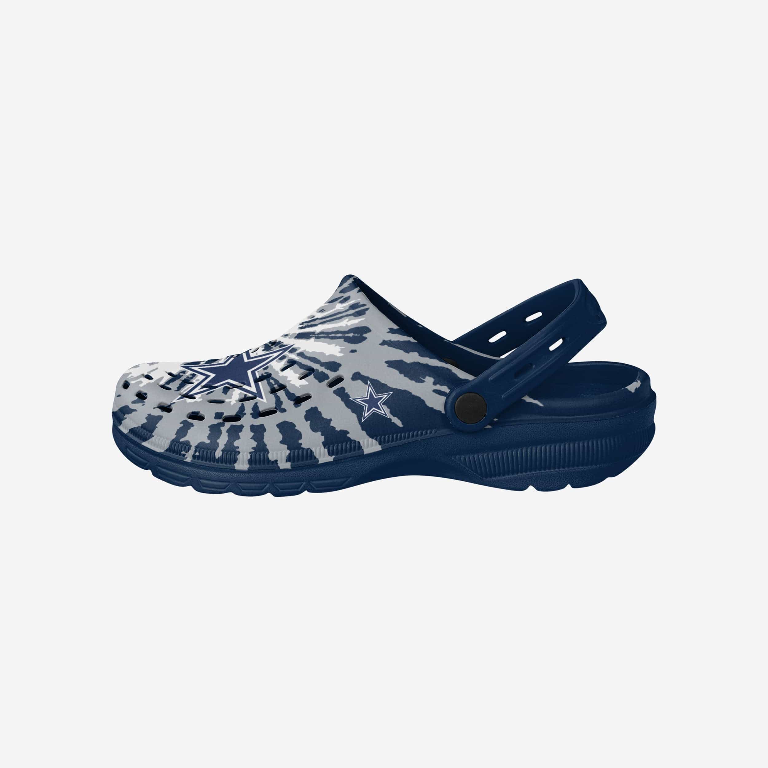 Youth Tennessee Titans FOCO Navy Sunny Day Clogs