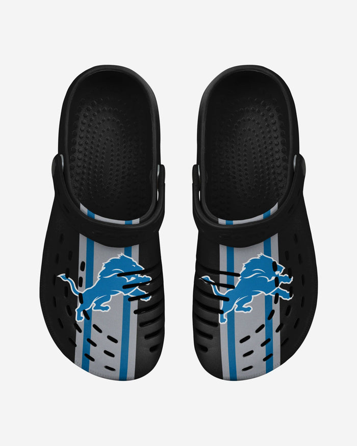 Detroit Lions Team Stripe Clog With Strap FOCO - FOCO.com