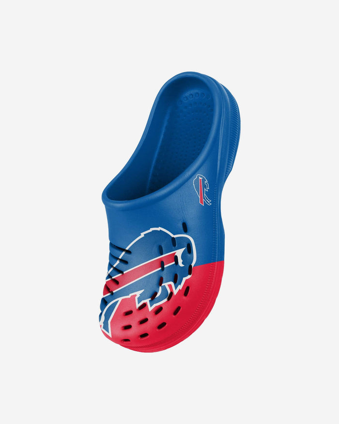 Buffalo Bills Youth Colorblock Big Logo Clog FOCO - FOCO.com