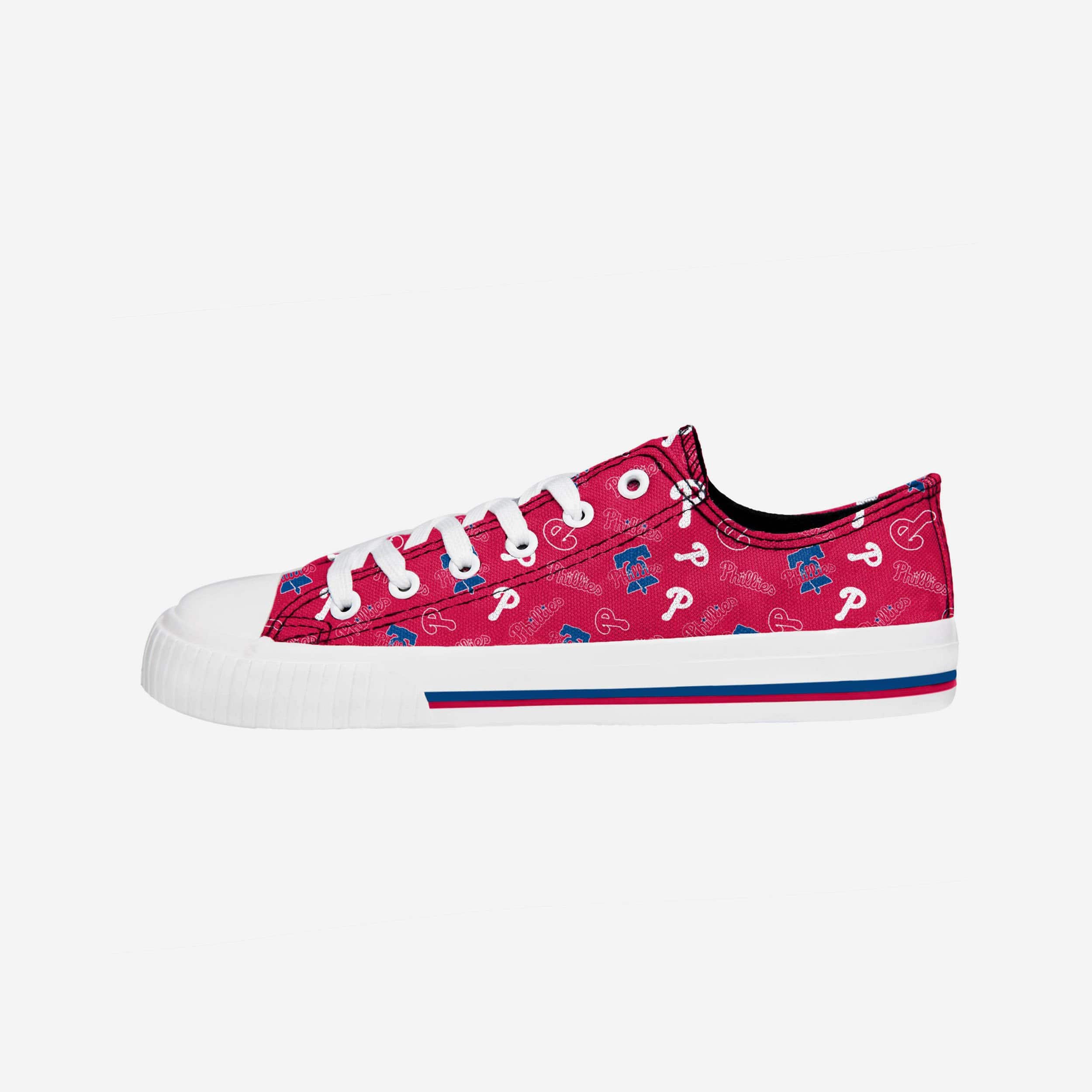 Philadelphia Phillies Youth Big Logo Low-Top Canvas Shoes