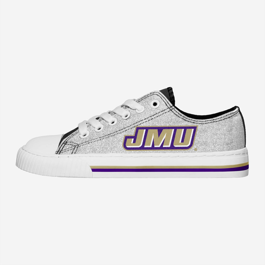 James Madison Dukes Womens Glitter Low Top Canvas Shoe FOCO 6 - FOCO.com