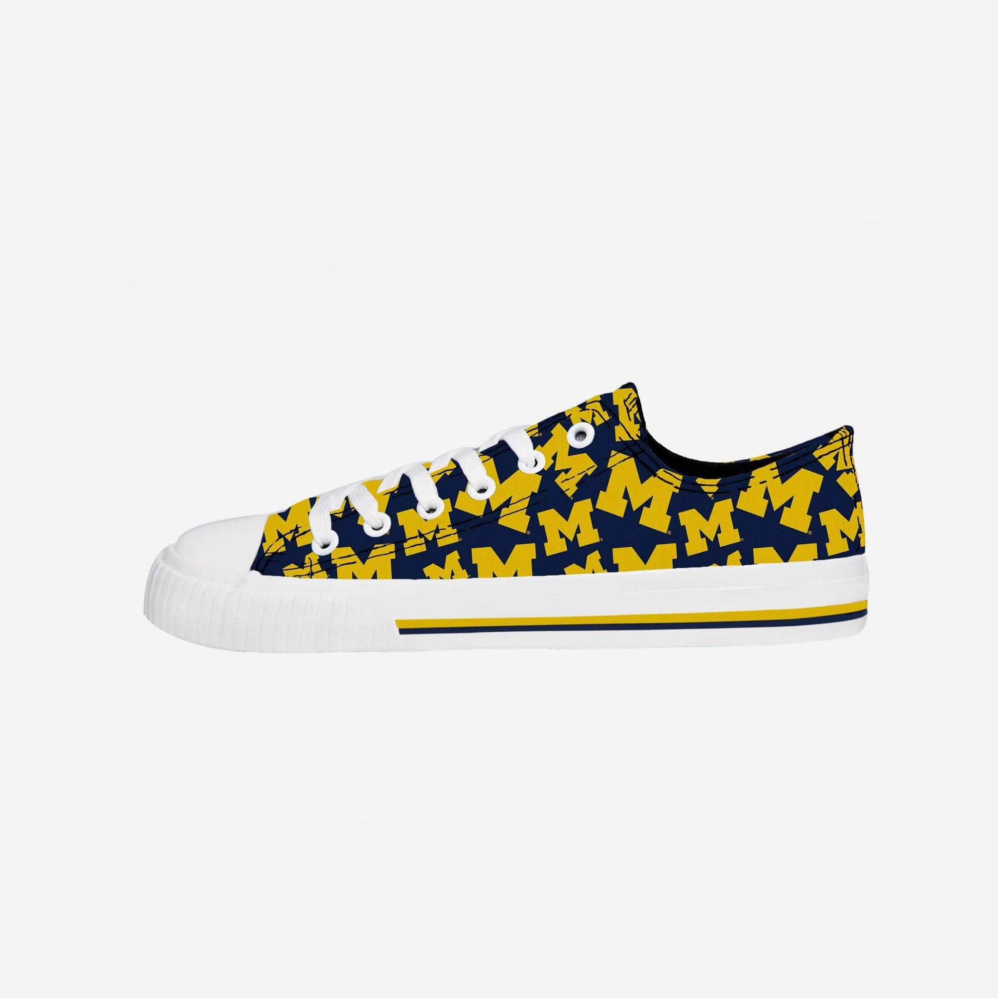 Milwaukee Brewers Women's Low Top Repeat Print Canvas Shoes