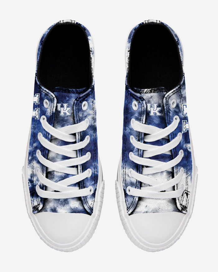 Kentucky Wildcats Womens Low Top Tie-Dye Canvas Shoe FOCO - FOCO.com