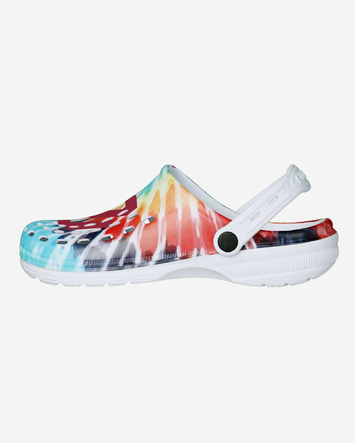 Oklahoma Sooners Womens Tie-Dye Clog With Strap FOCO S - FOCO.com