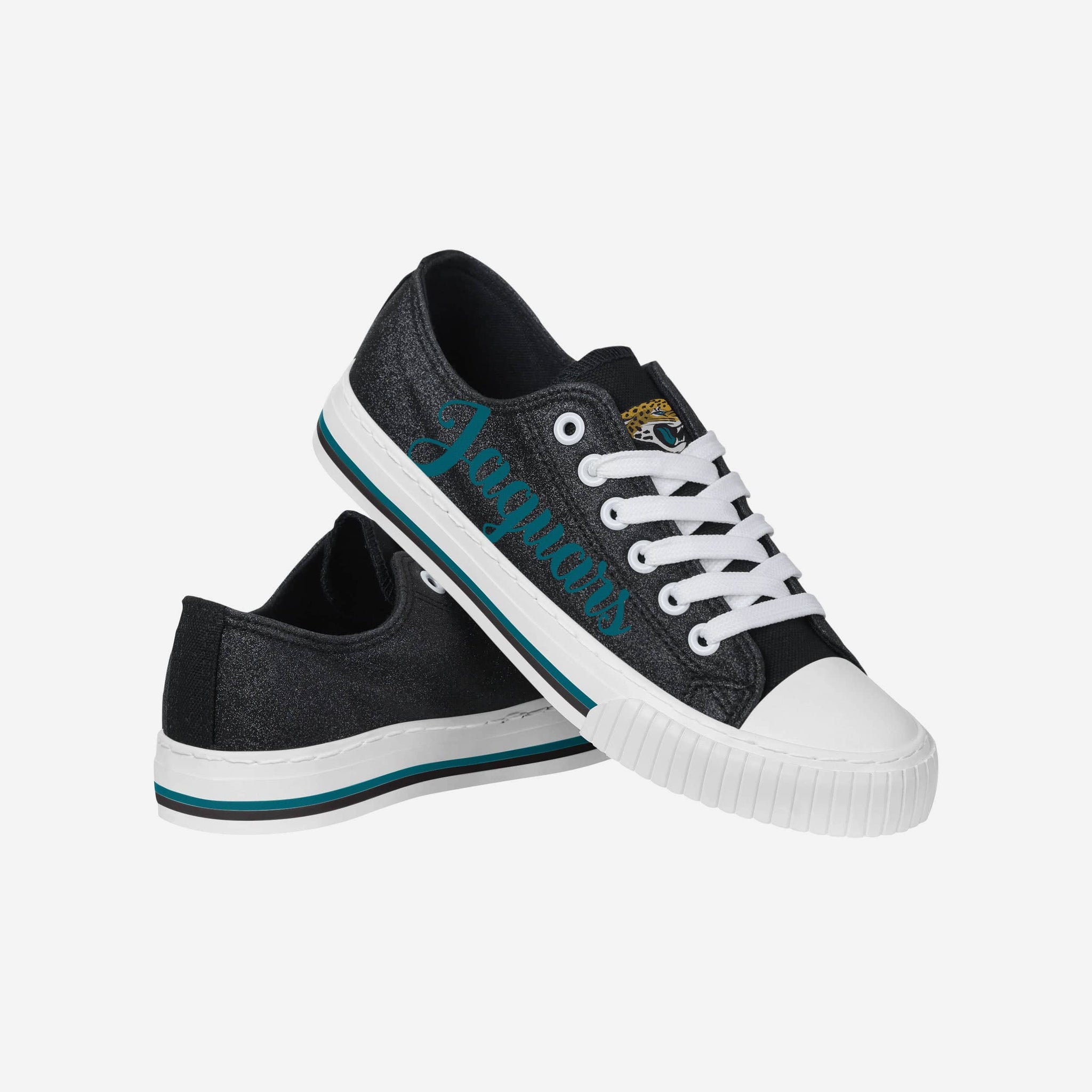 Women's FOCO Jacksonville Jaguars Big Logo Slip-On Sneakers