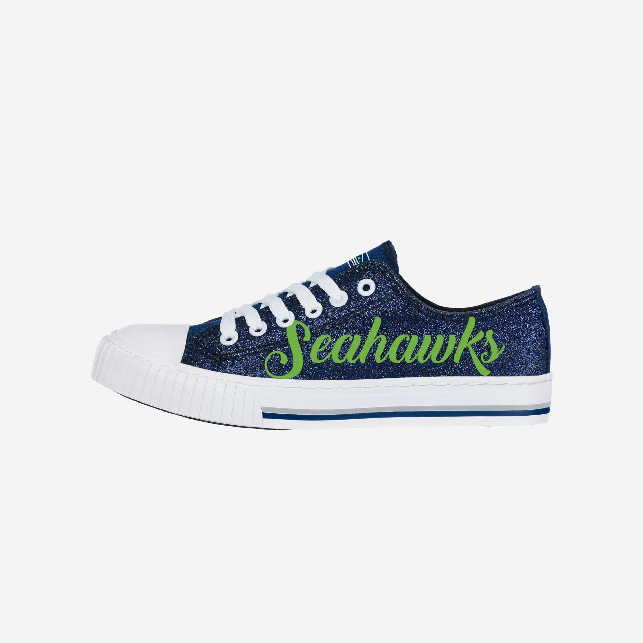 New Women's Size 6 Seattle store Seahawks Glitter Canvas Shoes