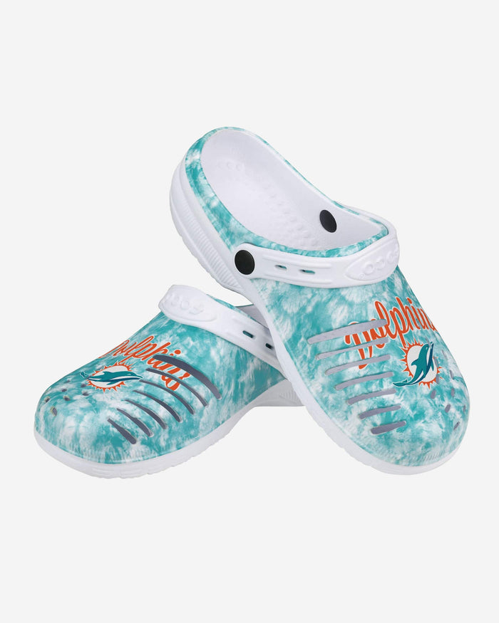 Miami Dolphins Womens Cloudie Clog With Strap FOCO - FOCO.com