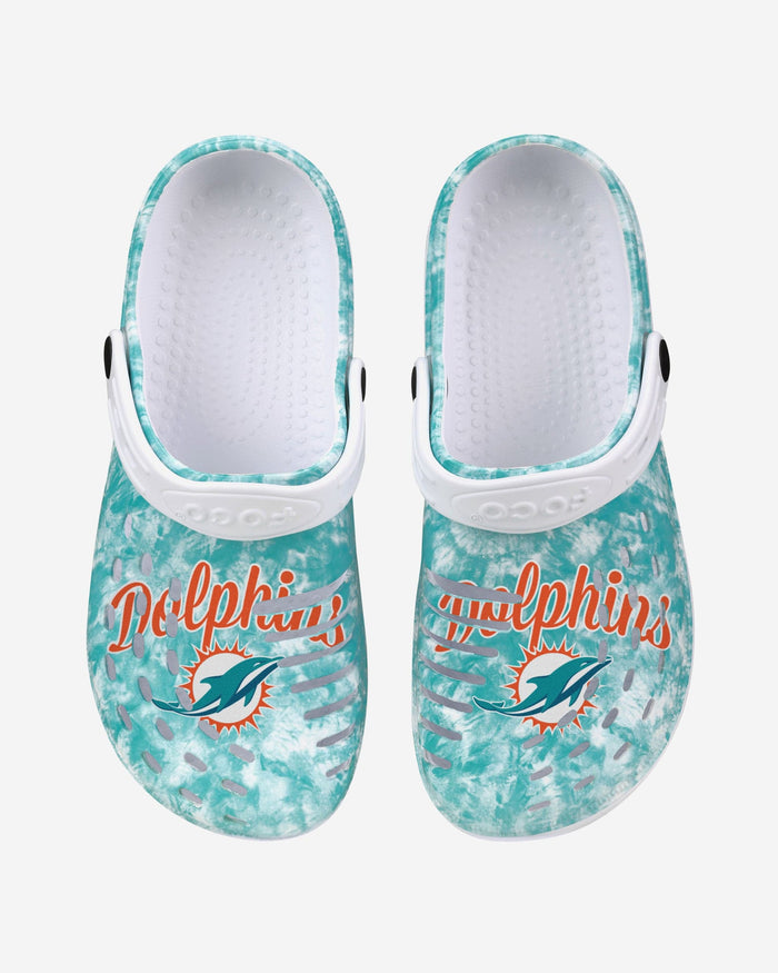 Miami Dolphins Womens Cloudie Clog With Strap FOCO - FOCO.com