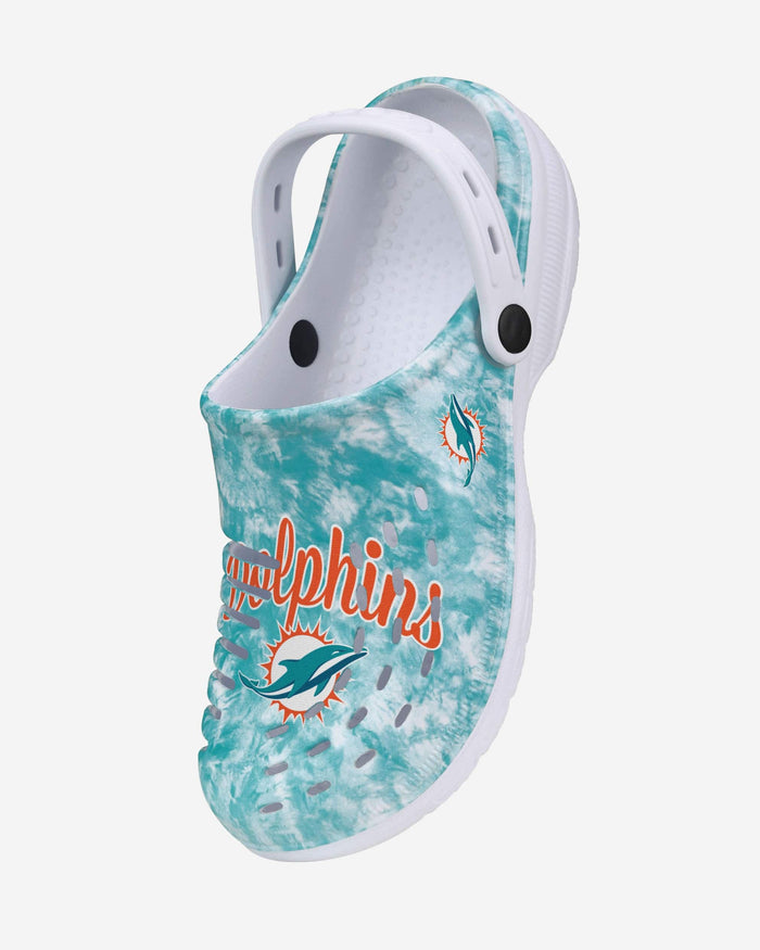 Miami Dolphins Womens Cloudie Clog With Strap FOCO - FOCO.com