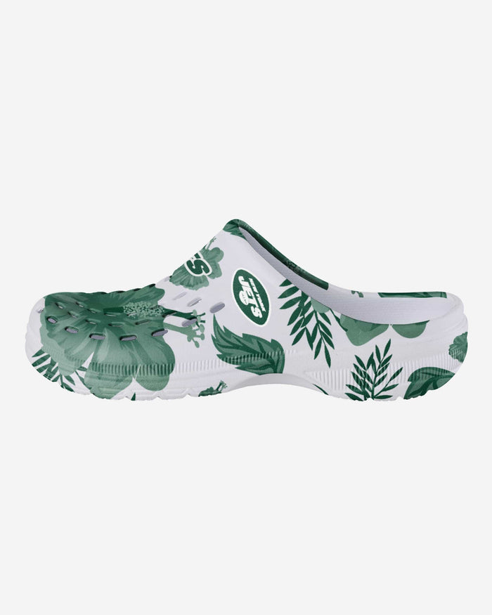 New York Jets Womens Floral White Clog FOCO S - FOCO.com