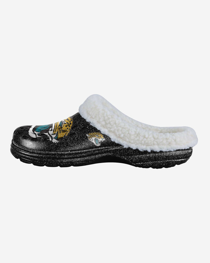 Jacksonville Jaguars Womens Sherpa Lined Glitter Clog FOCO S - FOCO.com