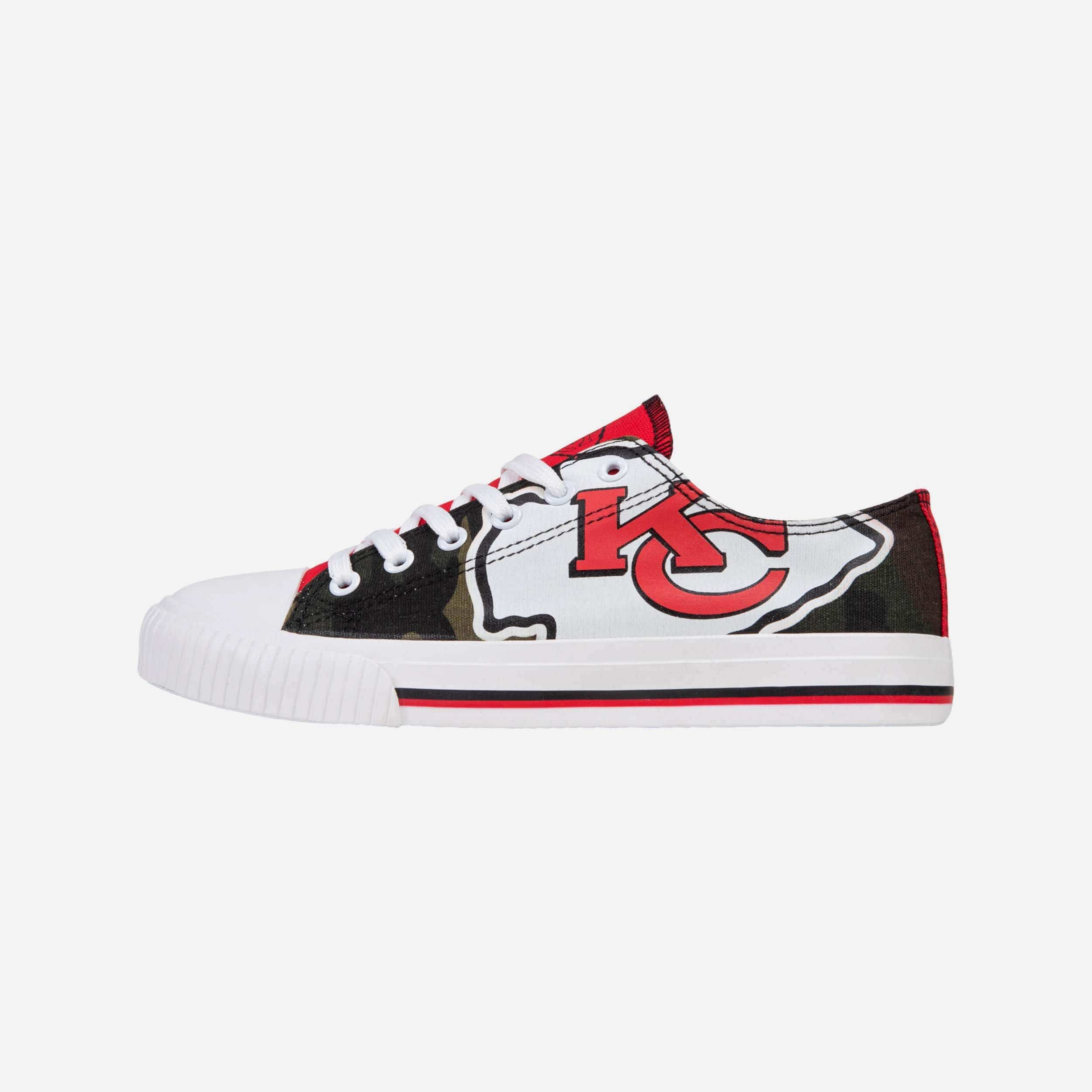 Kansas City Chiefs Low-Top Fashion Sneakers for Unisex Women - Inspire  Uplift