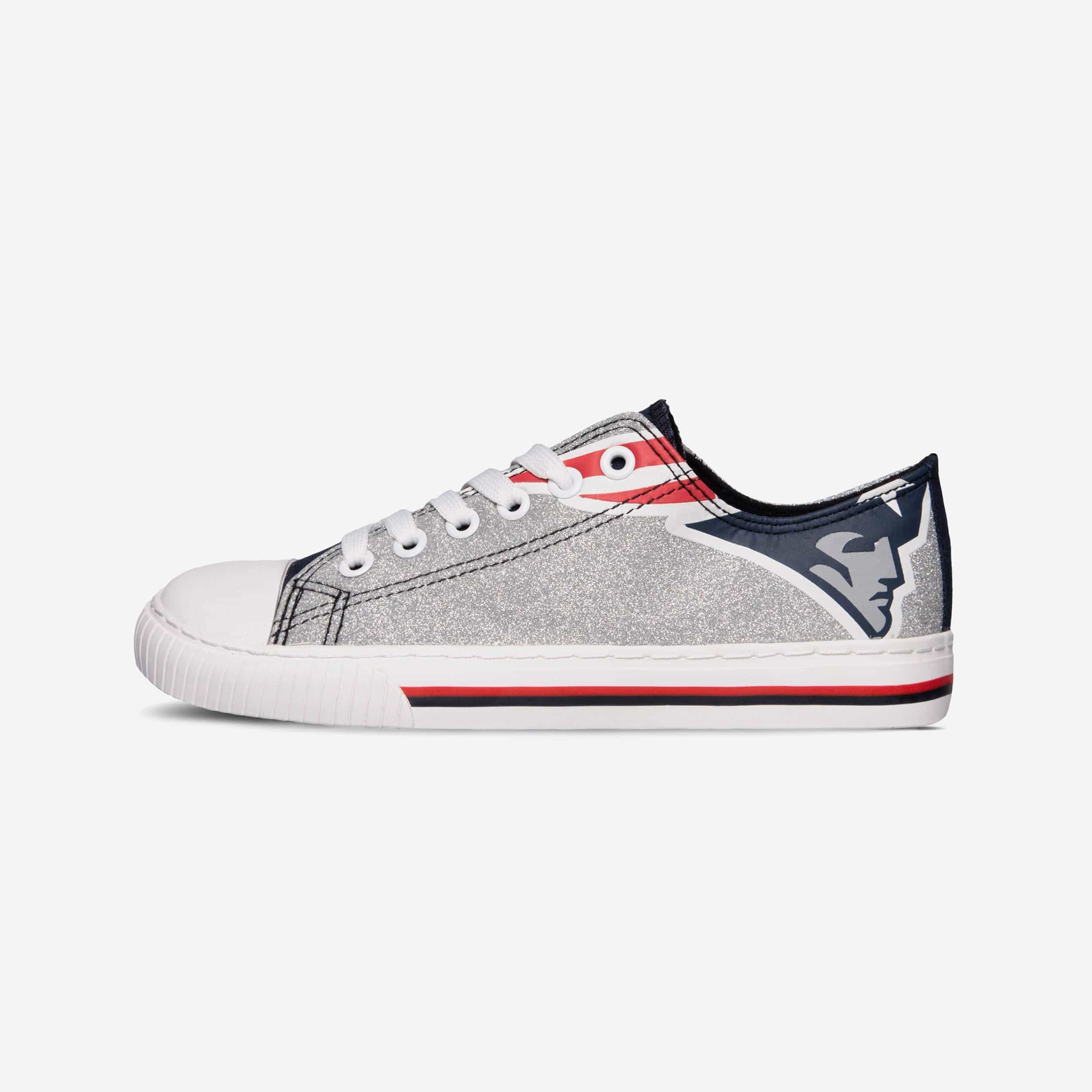 Denver Broncos NFL Men And Women Low Top Big Logo Canvas Shoes For