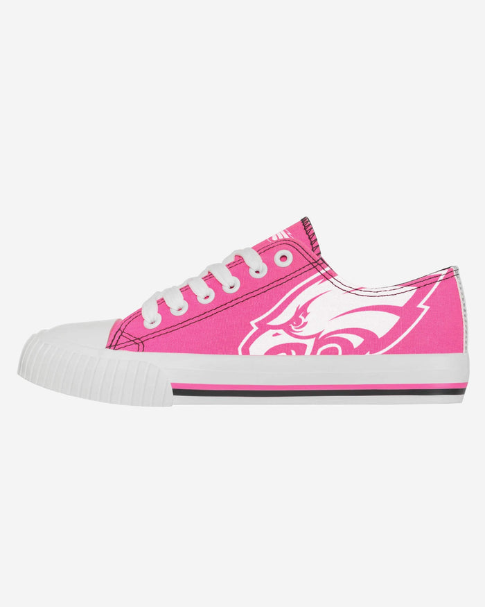 Philadelphia Eagles Womens Highlights Low Top Canvas Shoe FOCO 6 - FOCO.com