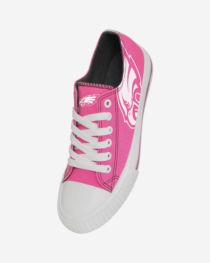 Philadelphia Eagles Womens Highlights Low Top Canvas Shoe FOCO - FOCO.com