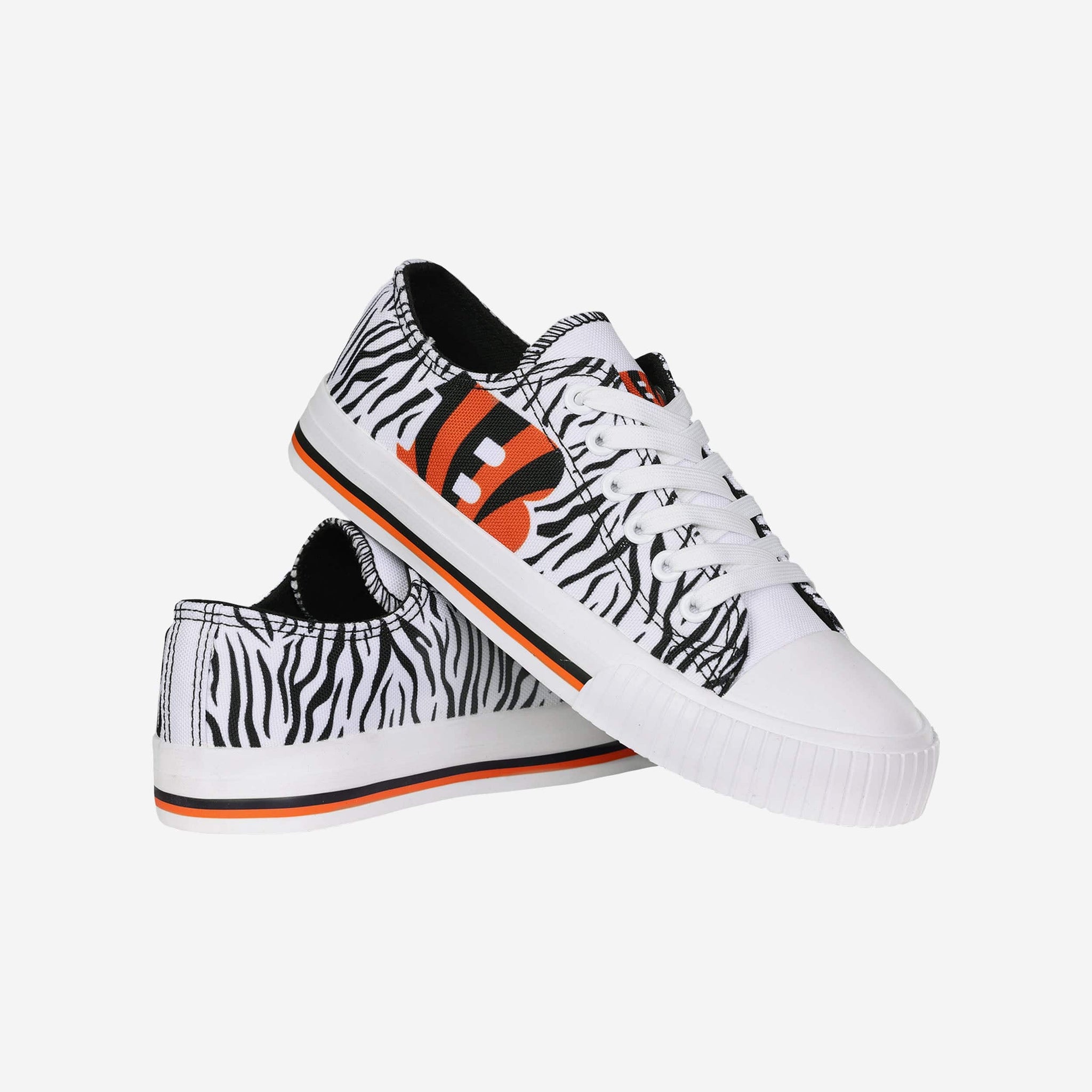 I Love The Cincinnati Bengals Womens Canvas Shoes